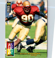1995 Superior Pix Derrick Alexander DE #90