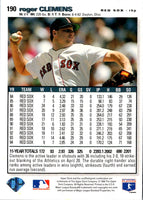 1995 Collector's Choice SE Roger Clemens #190