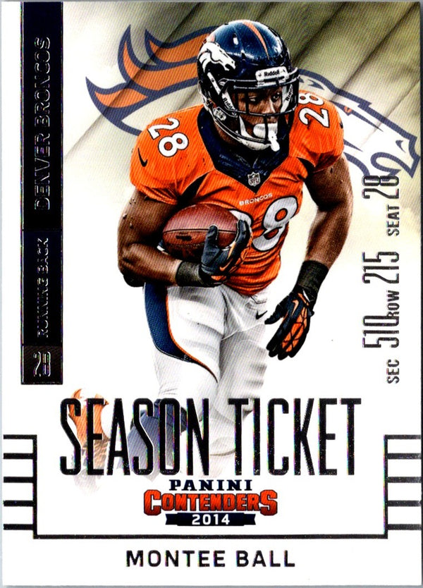 2014 Panini Contenders Montee Ball #14