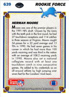 1991 Upper Deck Herman Moore #639