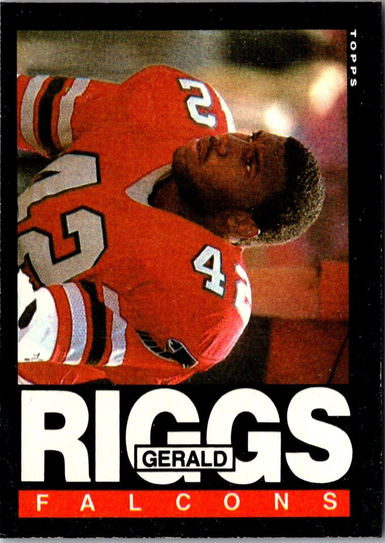 1985 Topps Gerald Riggs