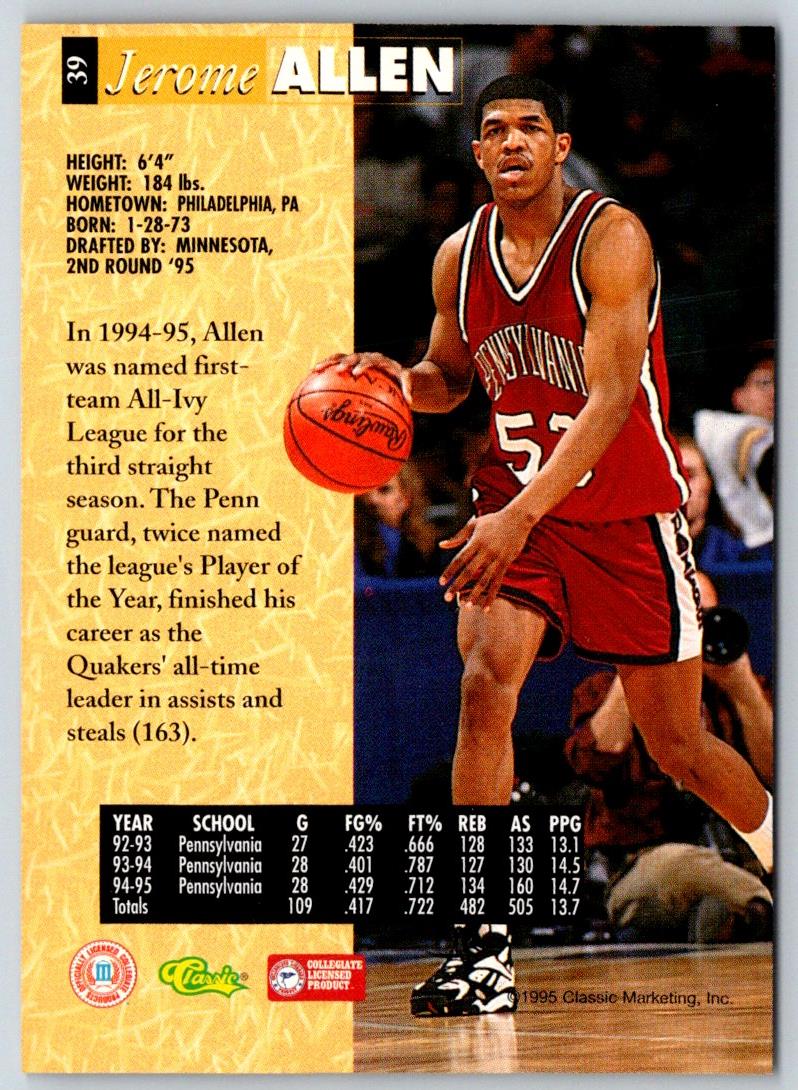 1995 Classic Jerome Allen