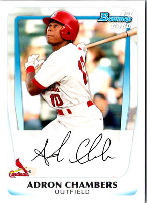 2011 Bowman Prospects Adron Chambers #BP90
