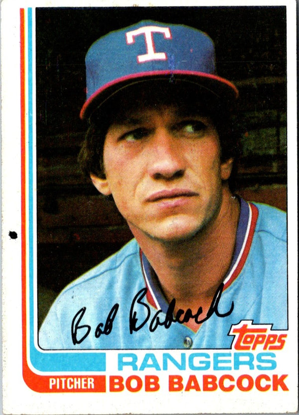 1982 Topps Bob Babcock #567