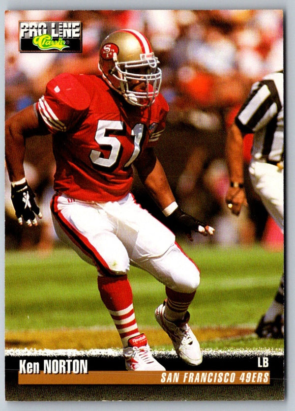 1995 Pro Line Ken Norton #73