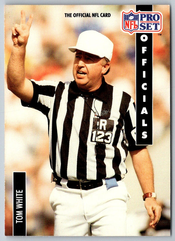1991 Pro Set Tom White #368