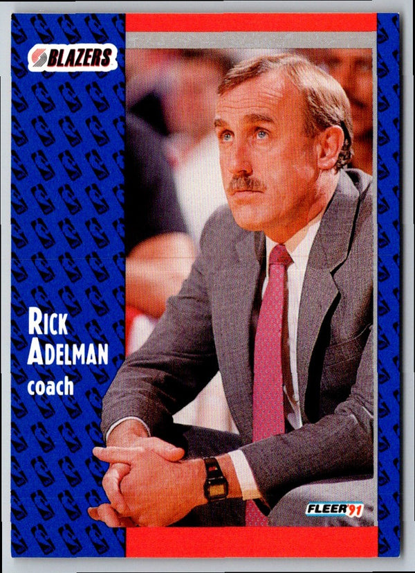 1991 Fleer Rick Adelman #166