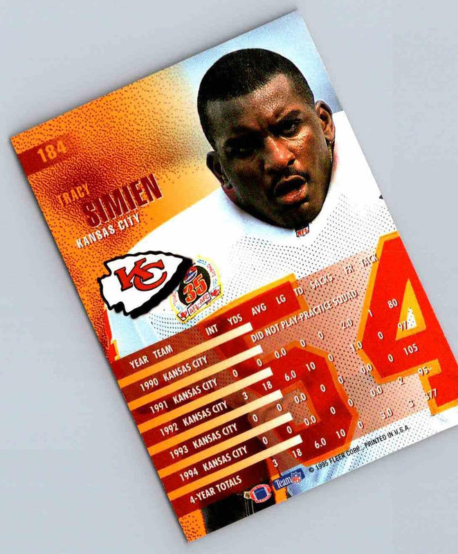 1995 Fleer Tracy Simien #184
