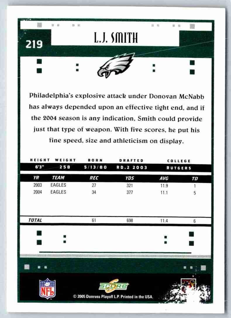 1995 Score L.J. Smith