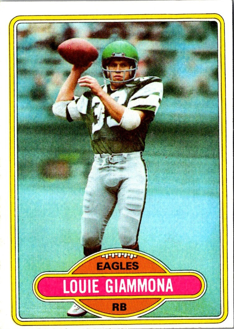 1980 Topps Louie Giammona