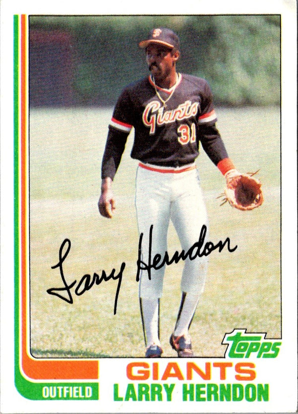 1982 Topps Larry Herndon #182