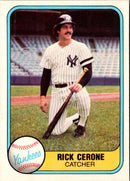 1981 Fleer Rick Cerone