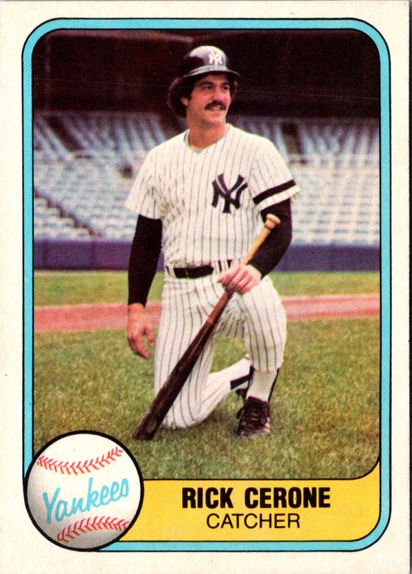 1981 Fleer Rick Cerone #83