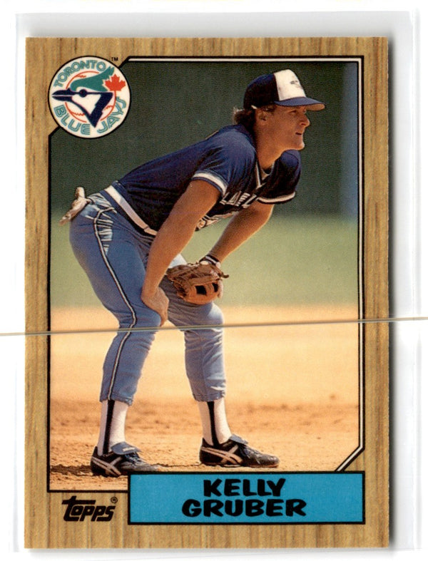 1987 Topps Tiffany Kelly Gruber #458