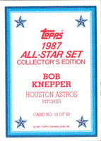 1987 Topps Glossy Bob Knepper #13