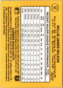 1987 Donruss Willie Wilson
