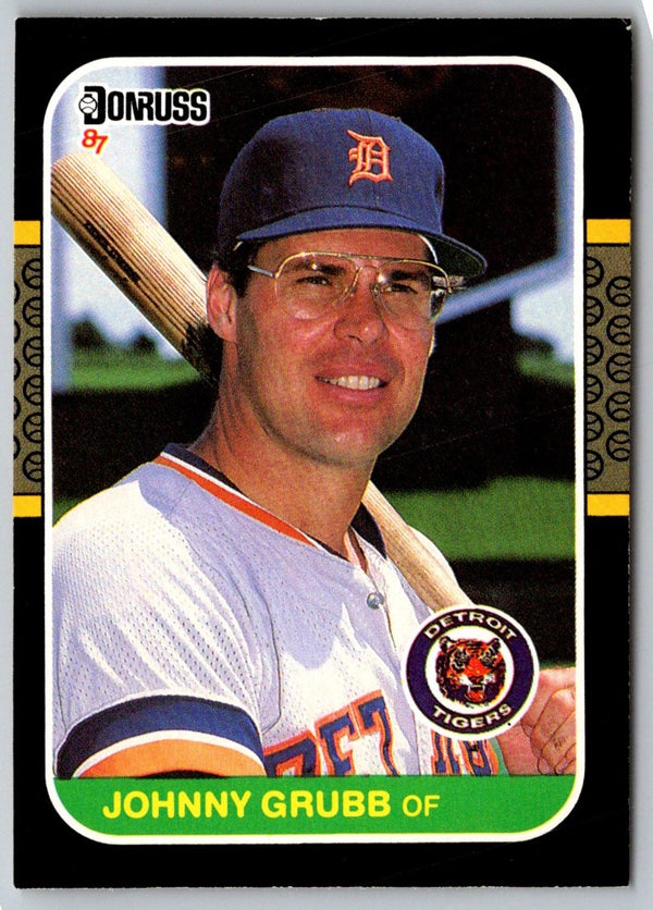 1987 Donruss Johnny Grubb #476