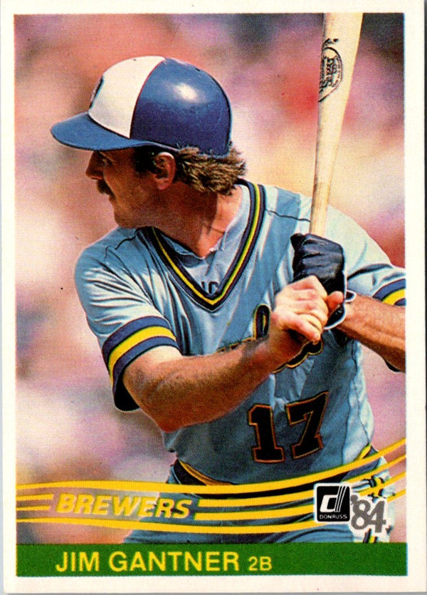 1984 Donruss Jim Gantner #115