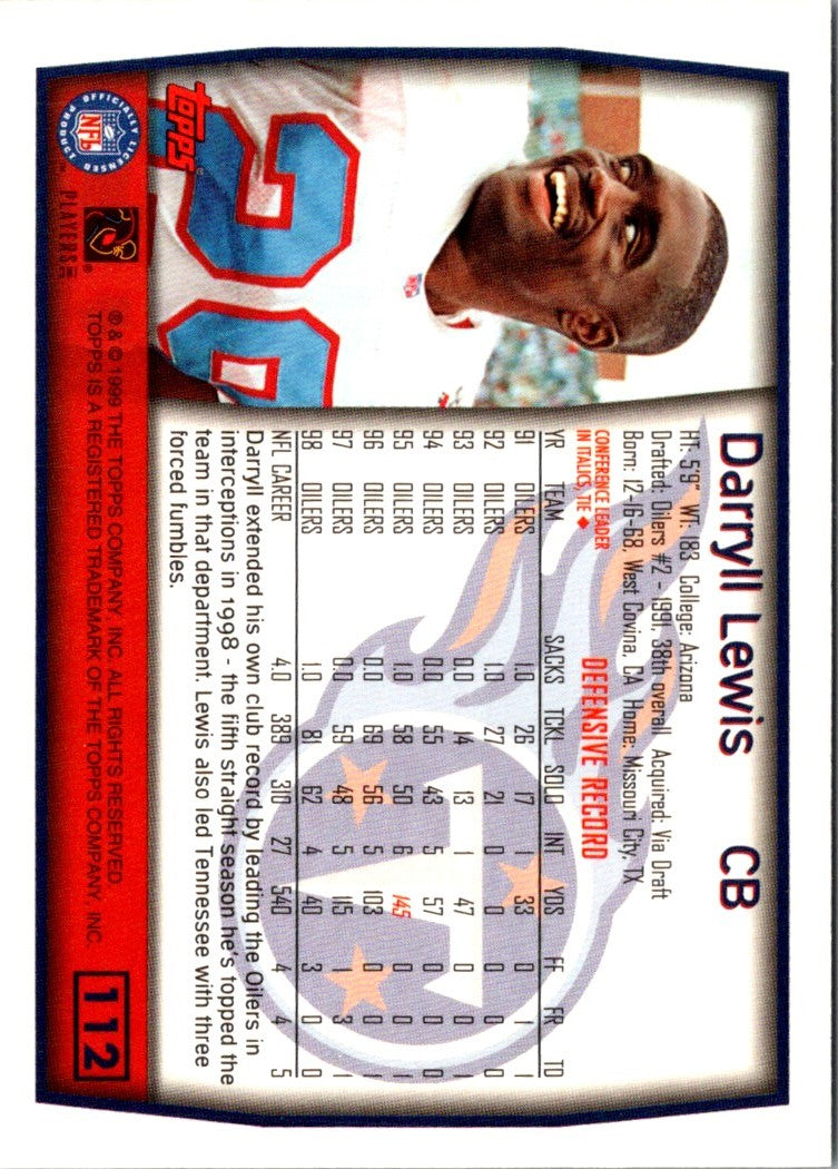 1999 Topps Darryll Lewis