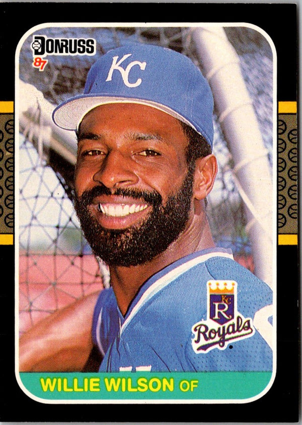 1987 Donruss Willie Wilson #96