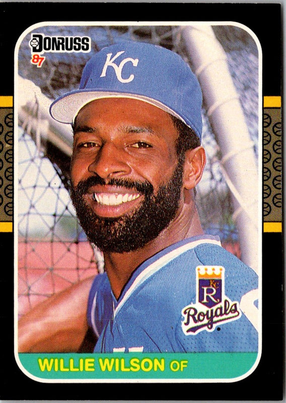1987 Donruss Willie Wilson #96