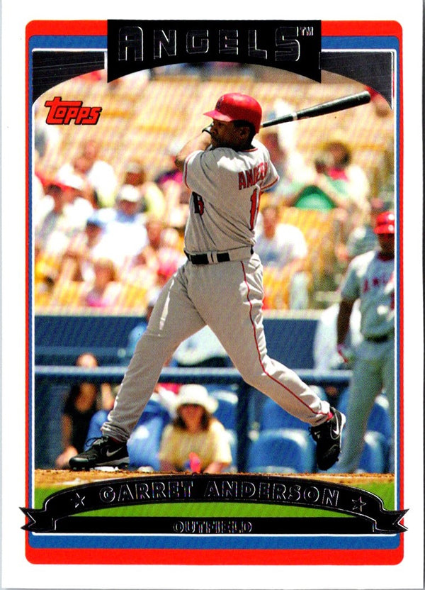 2006 Topps Garret Anderson #215