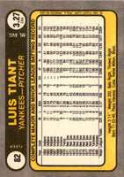 1981 Fleer Luis Tiant #82