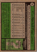 1979 Topps Mitchell Page