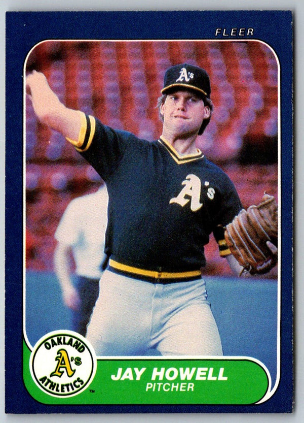 1986 Fleer Jay Howell #421