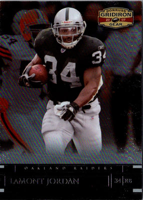 2007 Donruss Gridiron Gear LaMont Jordan #96
