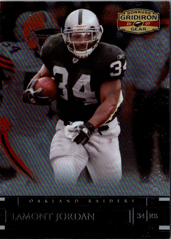 2007 Donruss Gridiron Gear LaMont Jordan #96