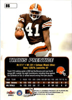2001 Ultra Travis Prentice #86