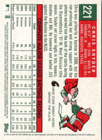 2008 Topps Heritage Chris Snyder #221