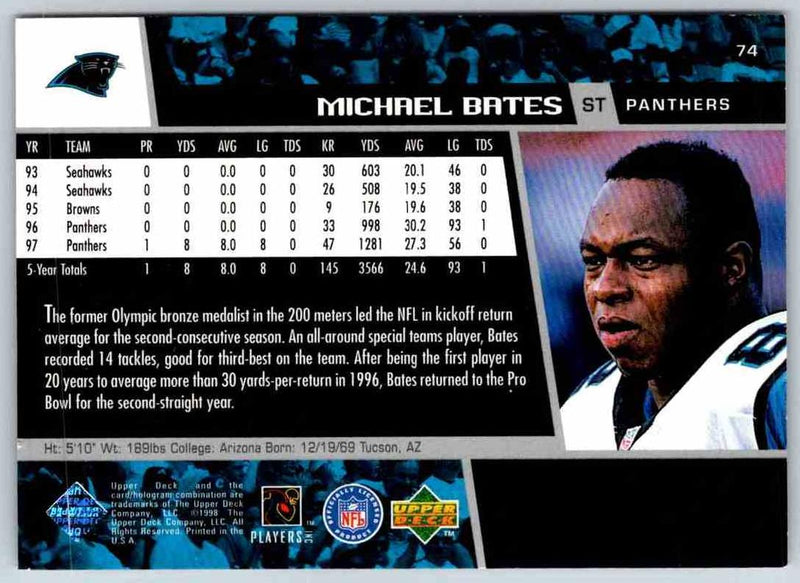 1998 Upper Deck Michael Bates