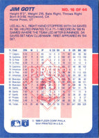 1989 Fleer Exciting Stars Jim Gott #16