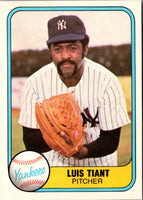 1981 Fleer Luis Tiant #82
