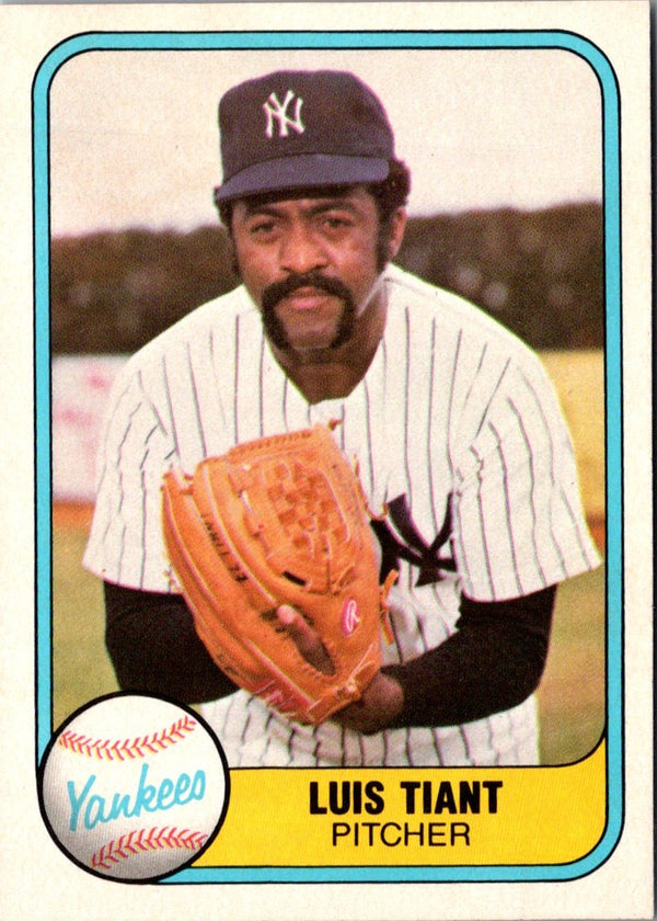 1981 Fleer Luis Tiant #82