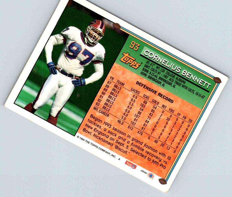 1994 Topps Cornelius Bennett