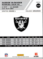 2012 Score Darren McFadden #235