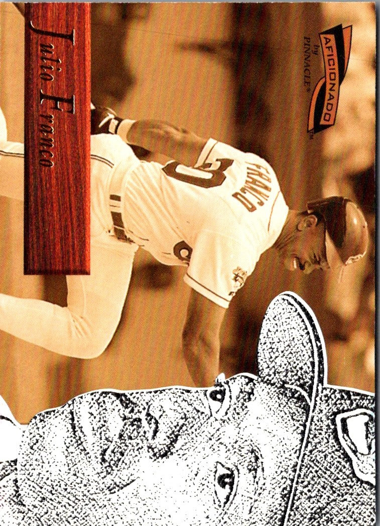 1996 Pinnacle Aficionado Julio Franco