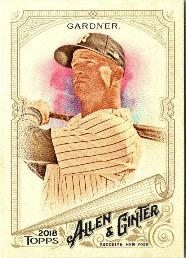 2018 Topps Allen & Ginter Brett Gardner #308