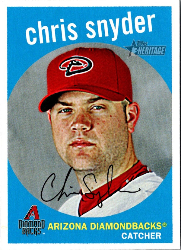 2008 Topps Heritage Chris Snyder #221