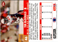 1993 SkyBox Impact Tim McDonald #294