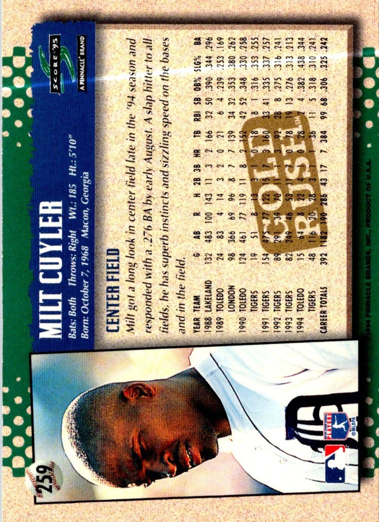 1995 Score Milt Cuyler