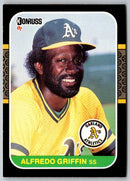 1987 Donruss Alfredo Griffin