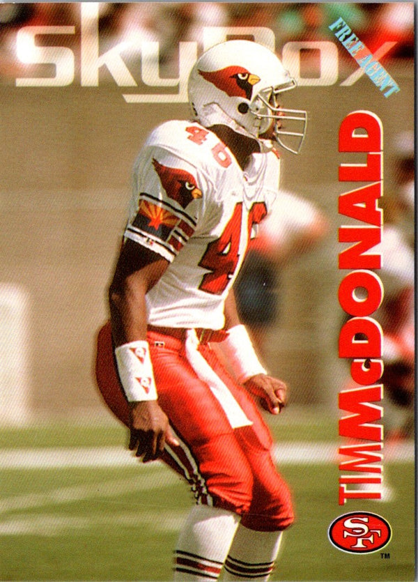 1993 SkyBox Impact Tim McDonald #294