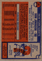 1976 Topps Ron Johnson #87