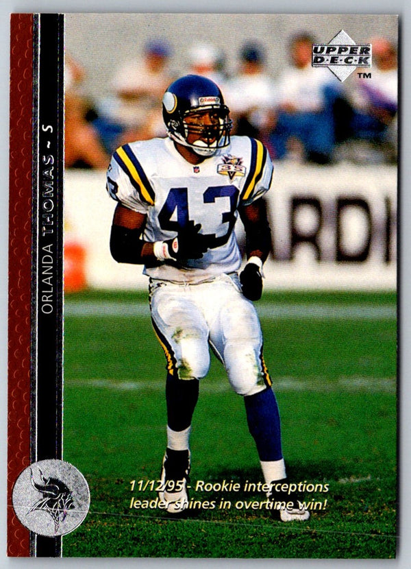 1996 Upper Deck Orlando Thomas #197