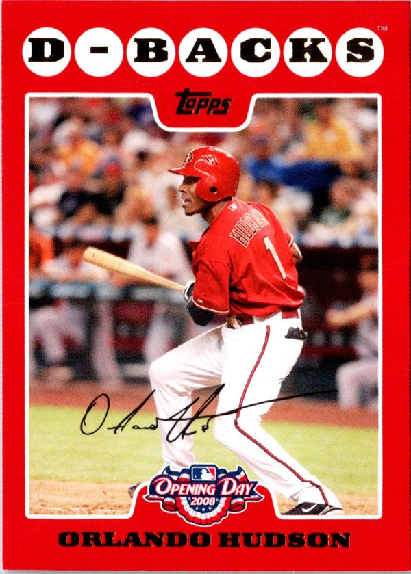 2008 Topps Opening Day Orlando Hudson #81