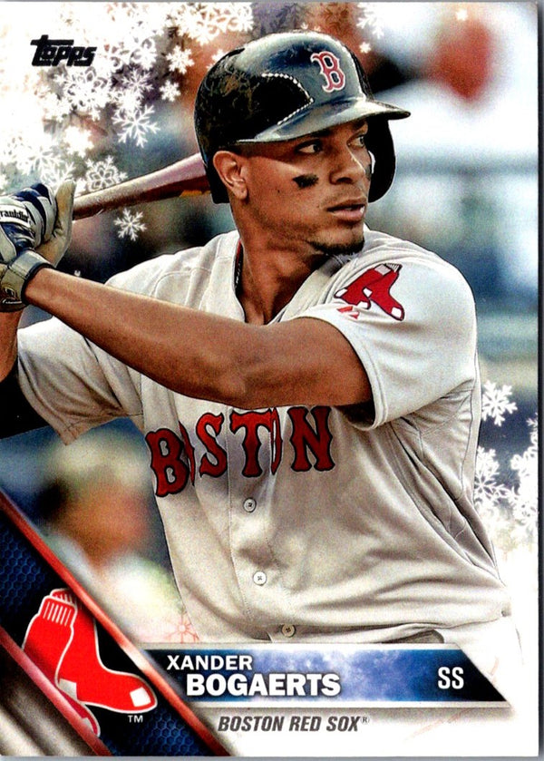 2016 Topps Holiday Baseball Xander Bogaerts #HMW104